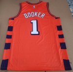 NBA 1 Booker Phoenix Suns fashion design Maillot orange imprimé